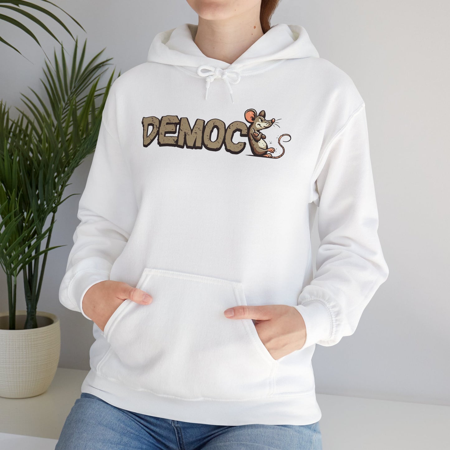 Democ-Rat Funny Political Hoodie
