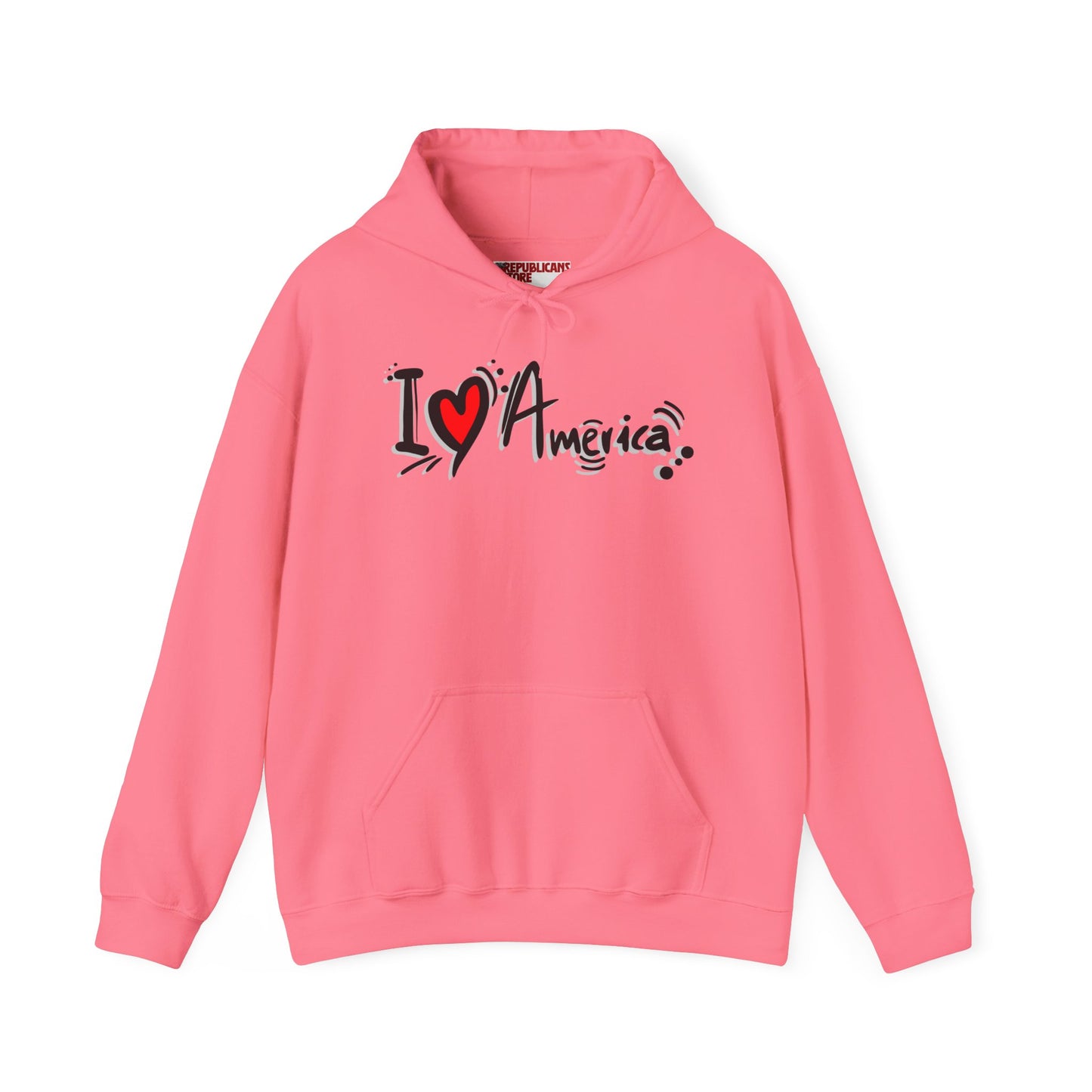 I Love America Unisex Hoodie Sweatshirt
