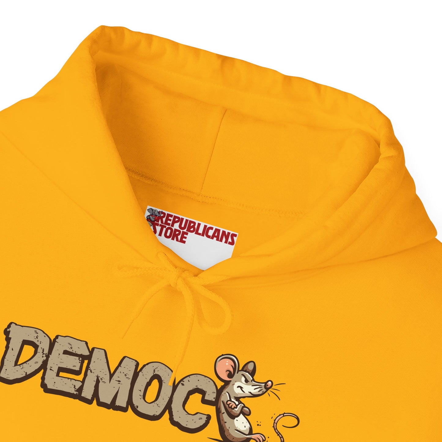 Democ-Rat Funny Political Hoodie