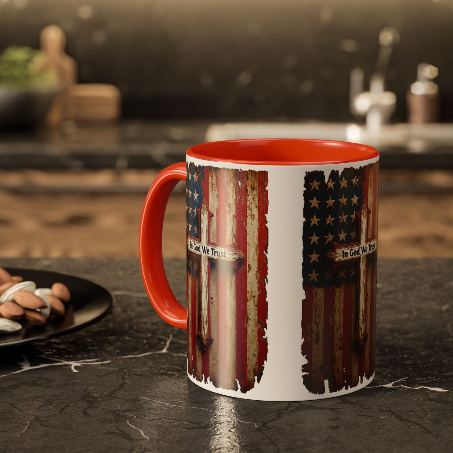 In God We Trust Patriotic Coffee Mug