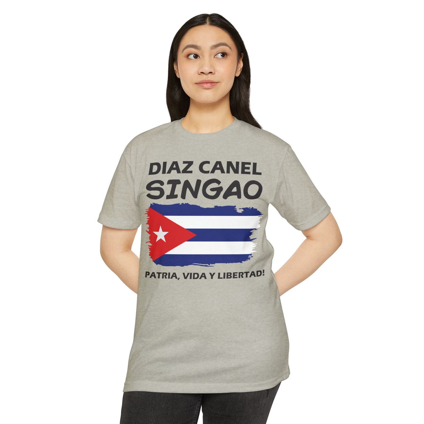 Díaz-Canel Singao Patriótica Camiseta