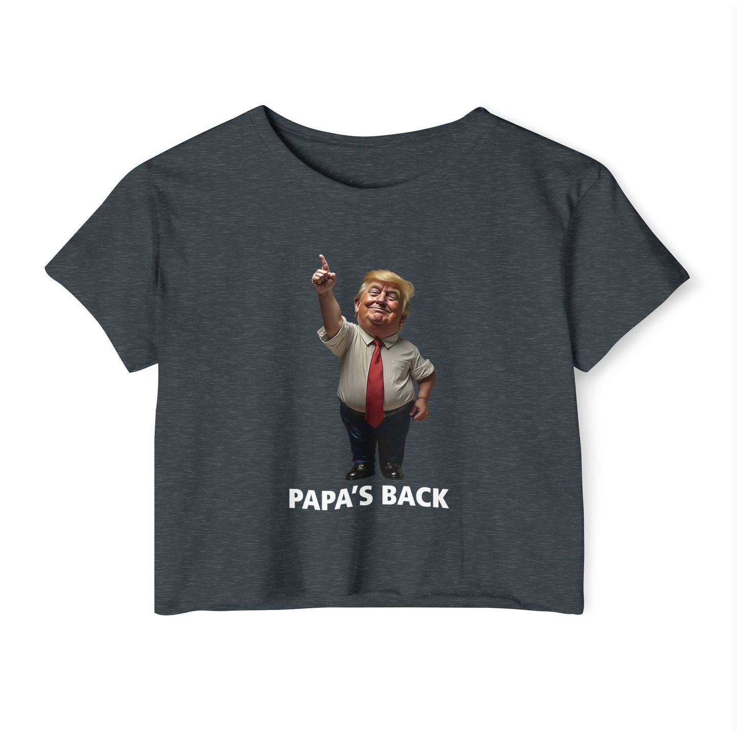 Papa's Back Patriotic Crop Top