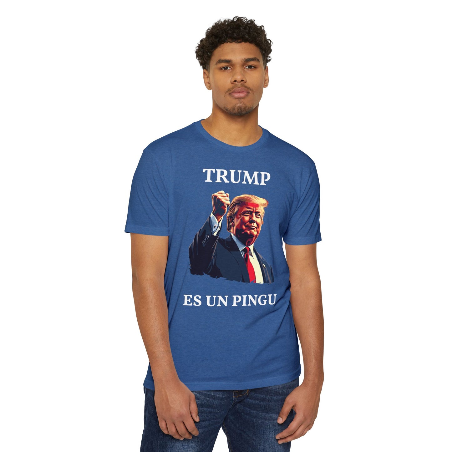 Trump es un Pingú Patriótica Camiseta