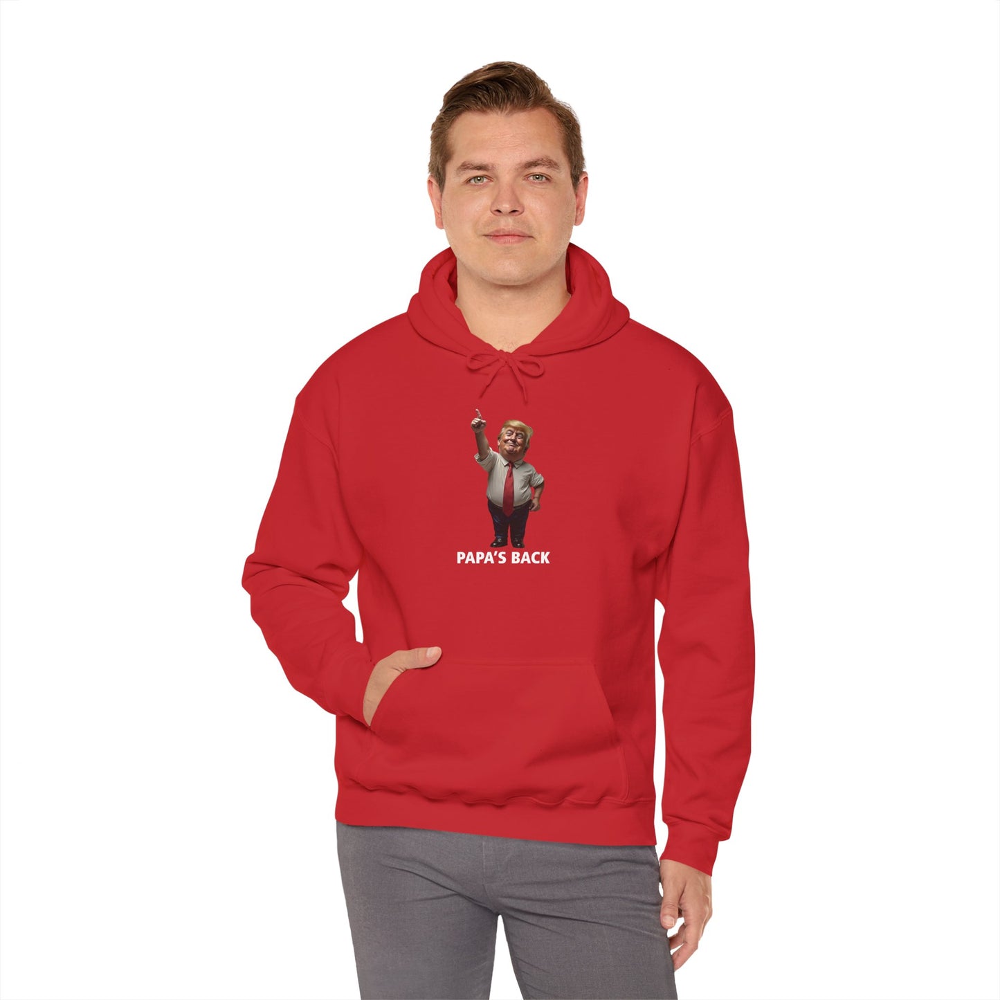 Papa's Back Patriotic Hoodie