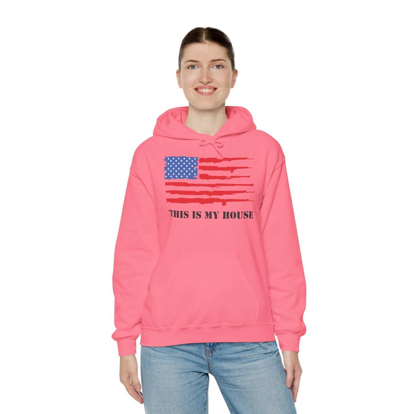 This Is My House Patriotic Hooded Sweatshirt