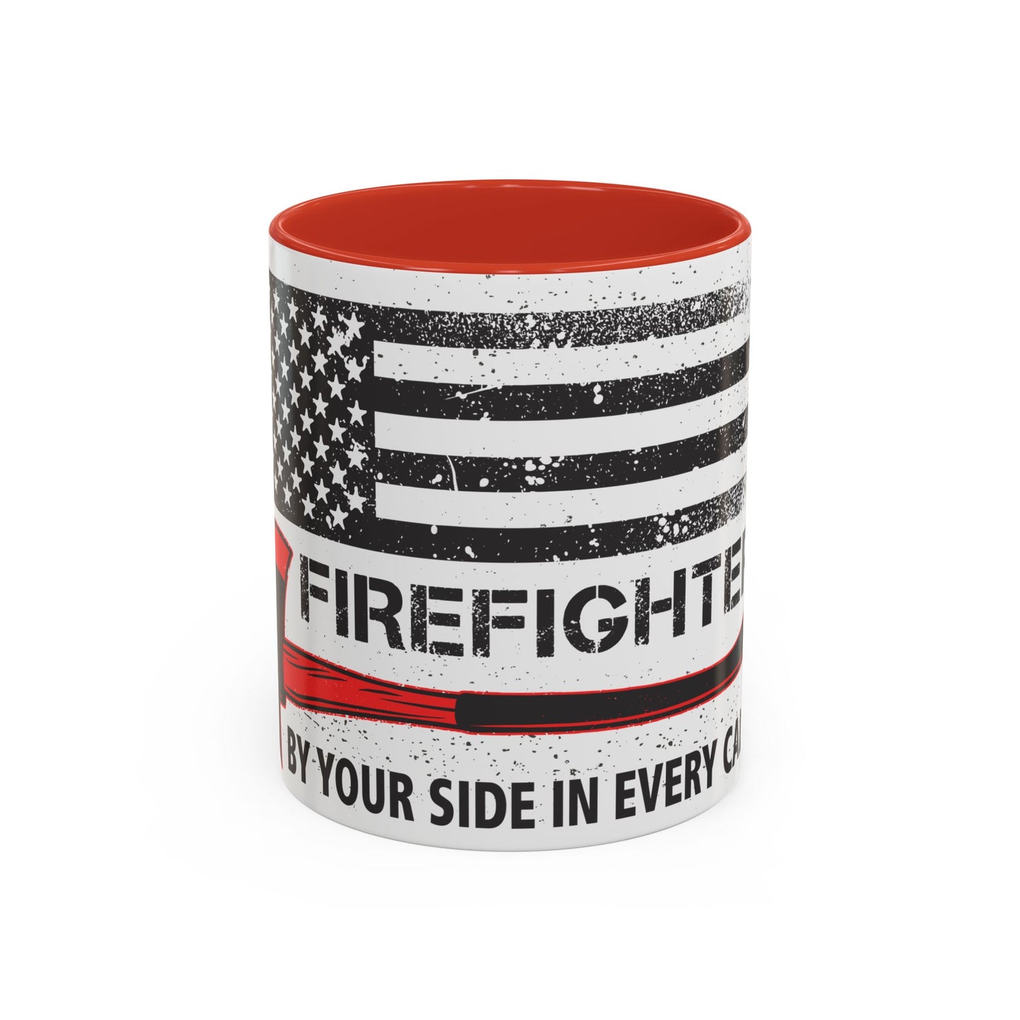 Firefighter Pride Coffee Mug – By Your Side in Every Call