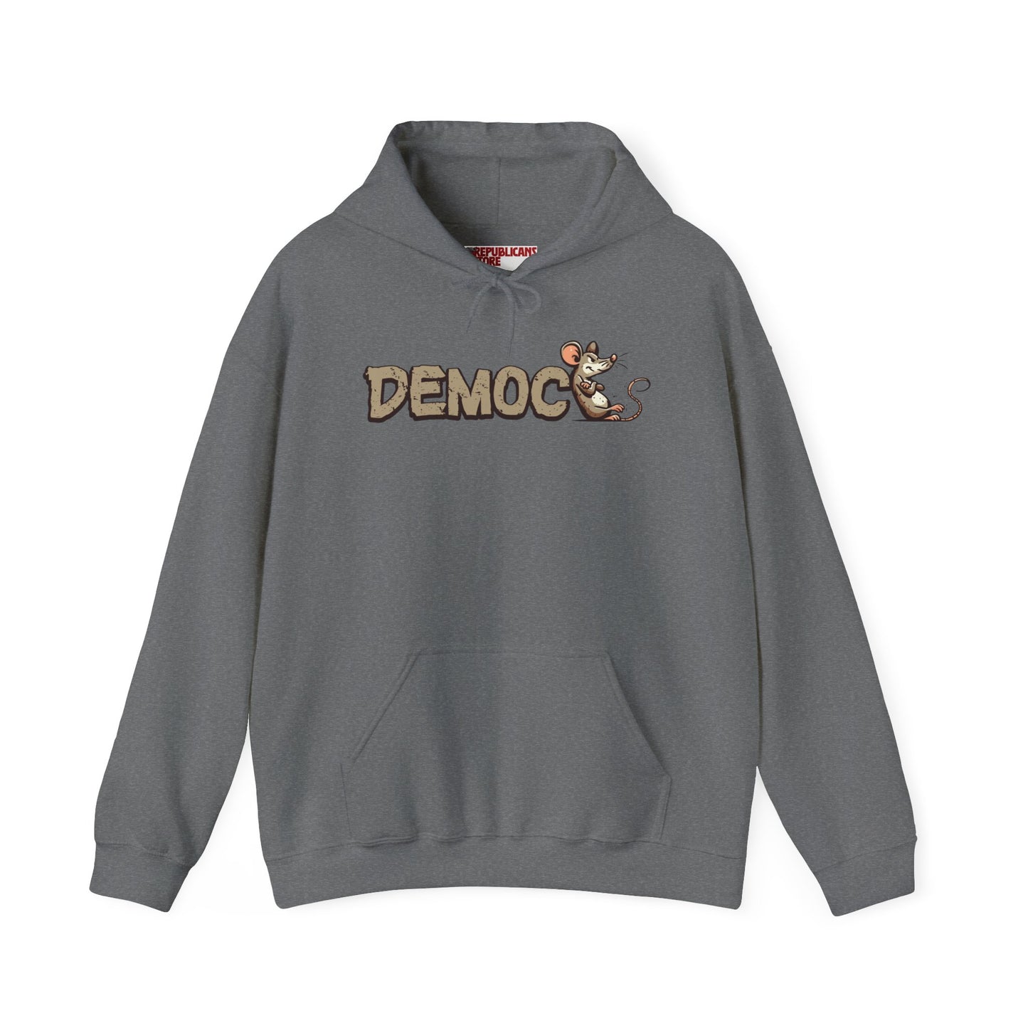 Democ-Rat Funny Political Hoodie