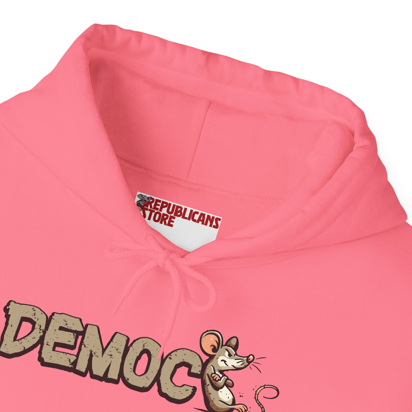 Democ-Rat Funny Political Hoodie