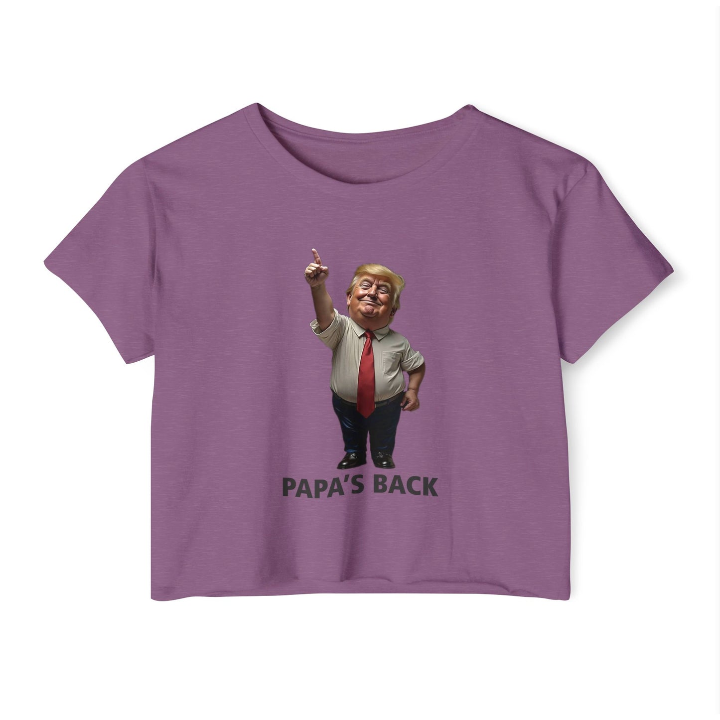 Papa's Back Patriotic Crop Top