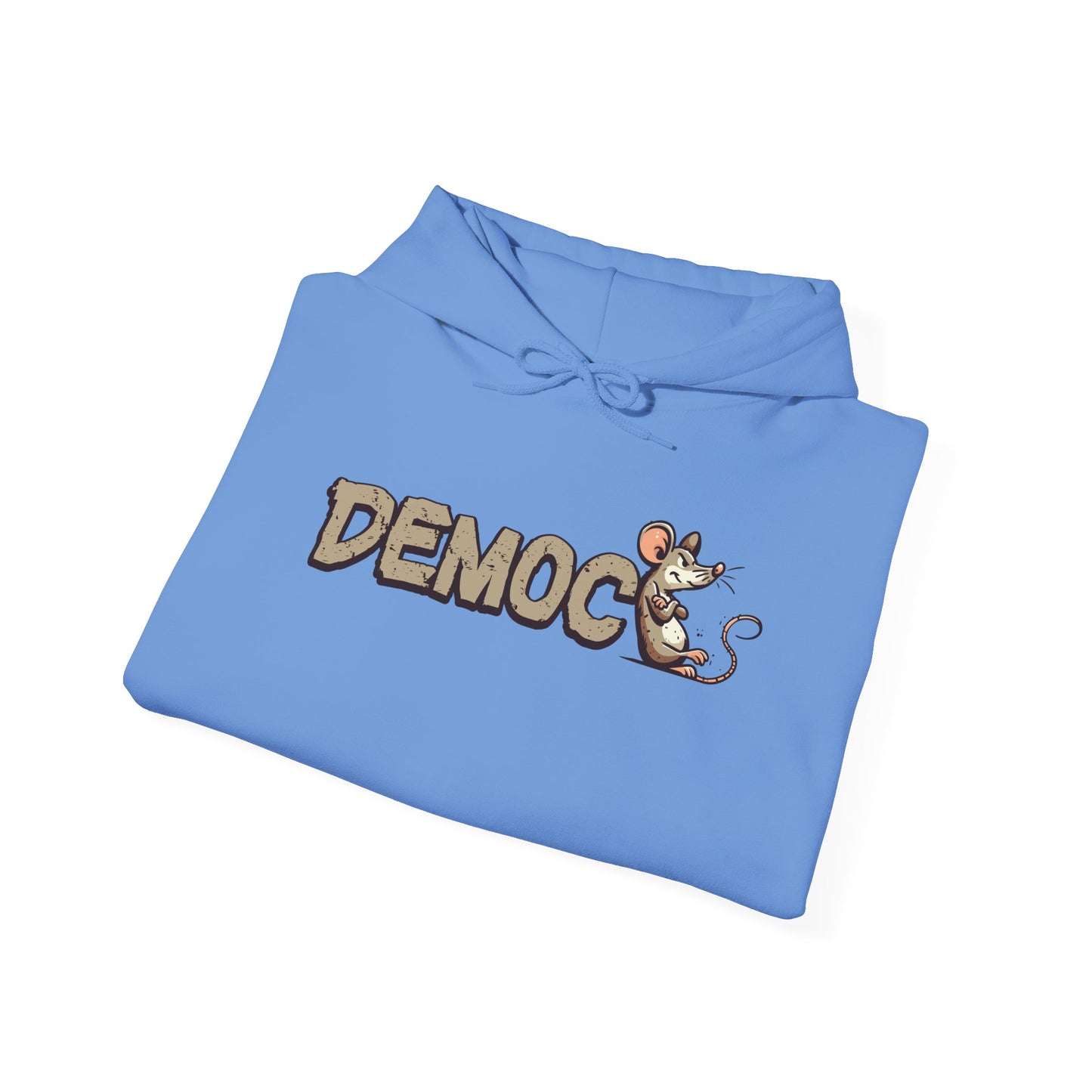 Democ-Rat Funny Political Hoodie