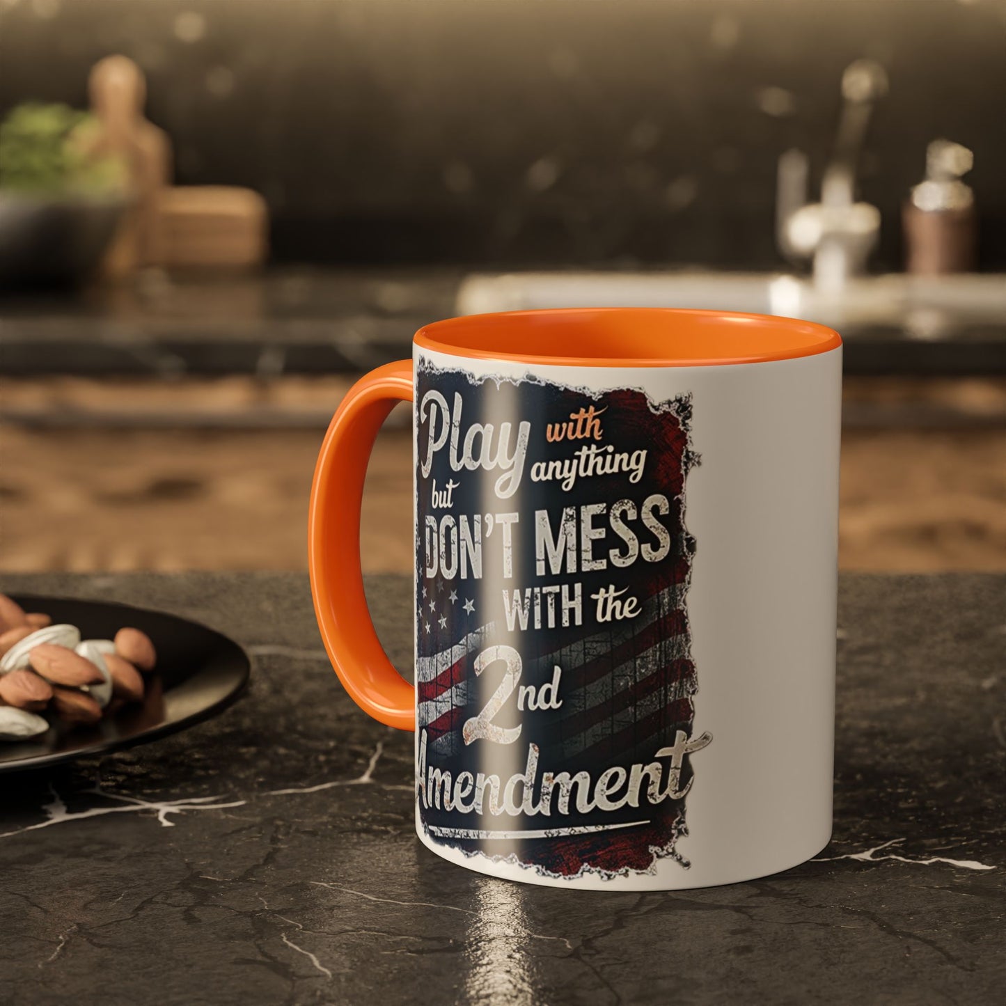 Don't Mess with the 2nd Amendment Patriotic Coffee Mug