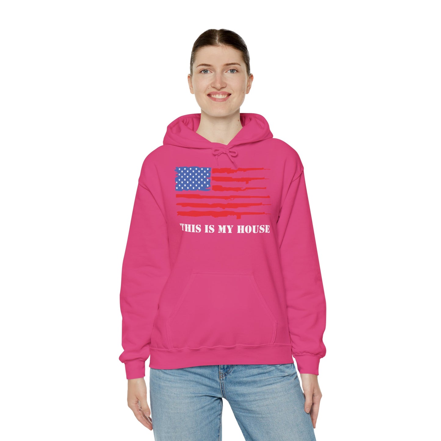 This Is My House Patriotic Hooded Sweatshirt