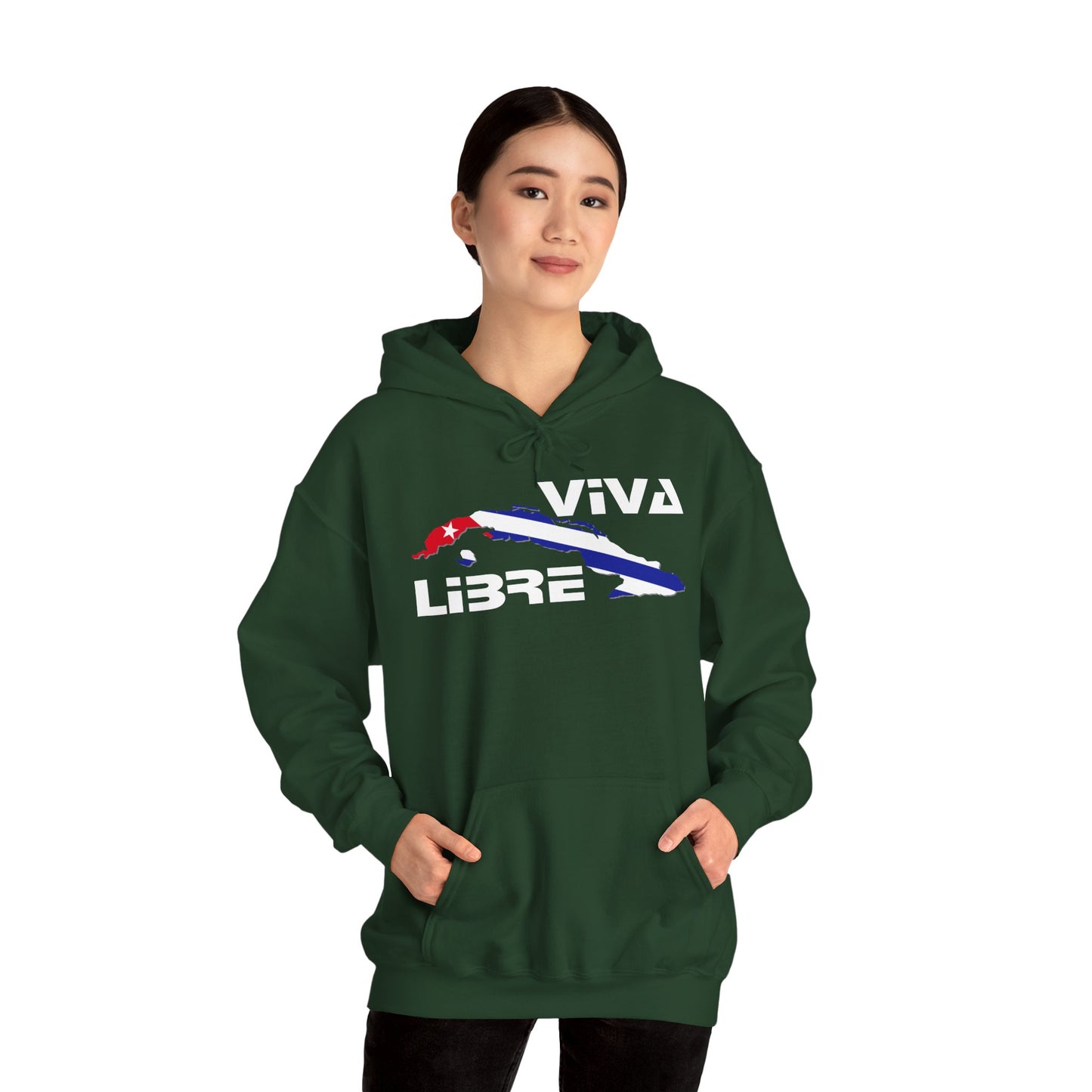 Viva Cuba Libre Patriótico Hoodie