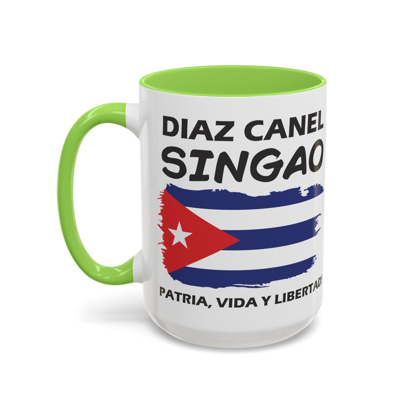 Díaz-Canel Singao Patriótica Taza