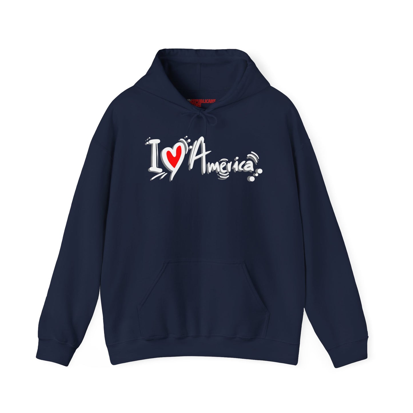 I Love America Unisex Hoodie Sweatshirt