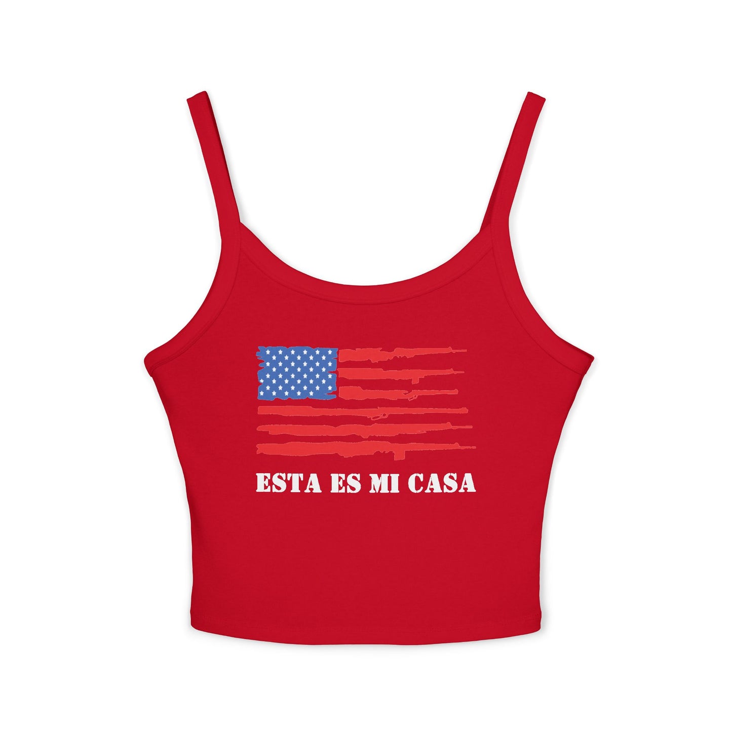 Esta es mi Casa Patriótico Tank Top