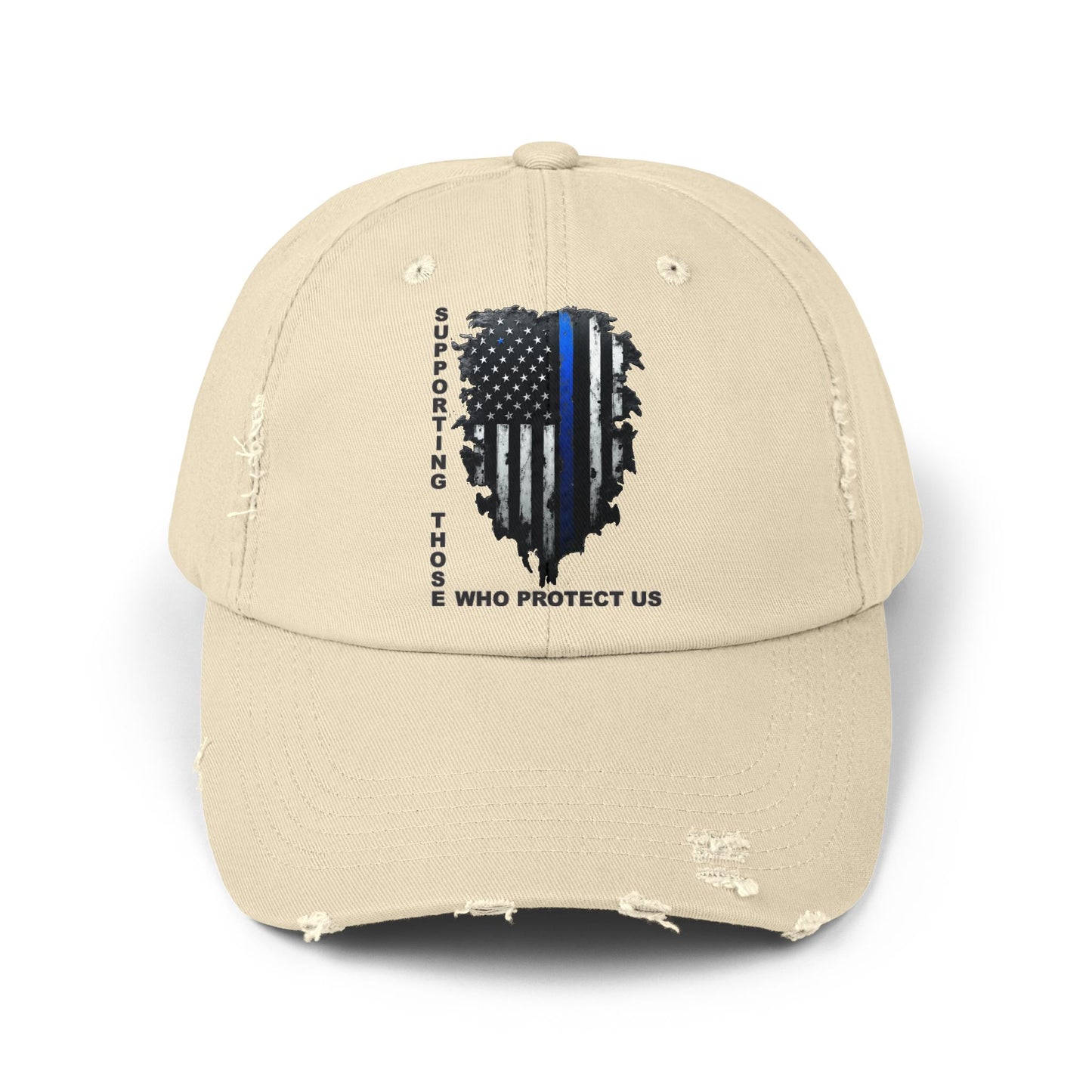 Supporting Those Who Protect Us Patriotic Printed Hat