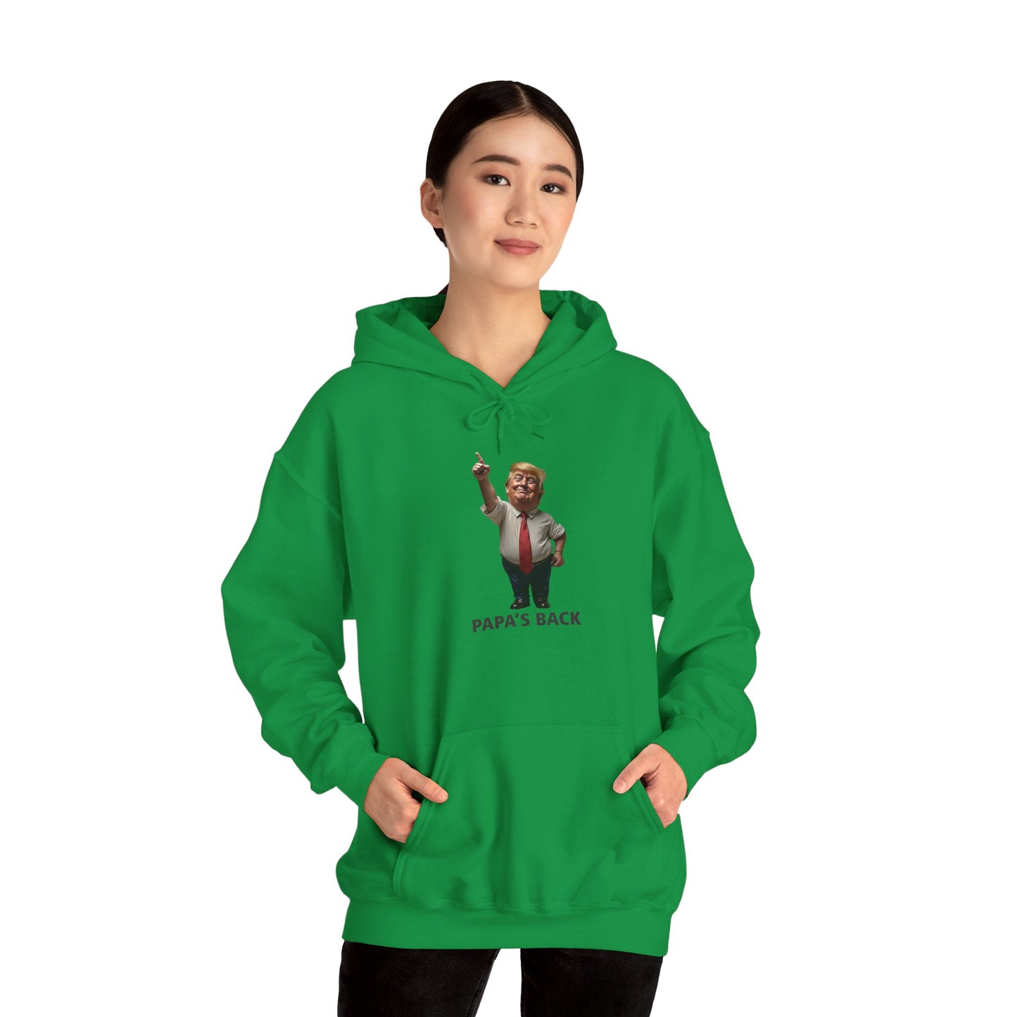 Papa's Back Patriotic Hoodie