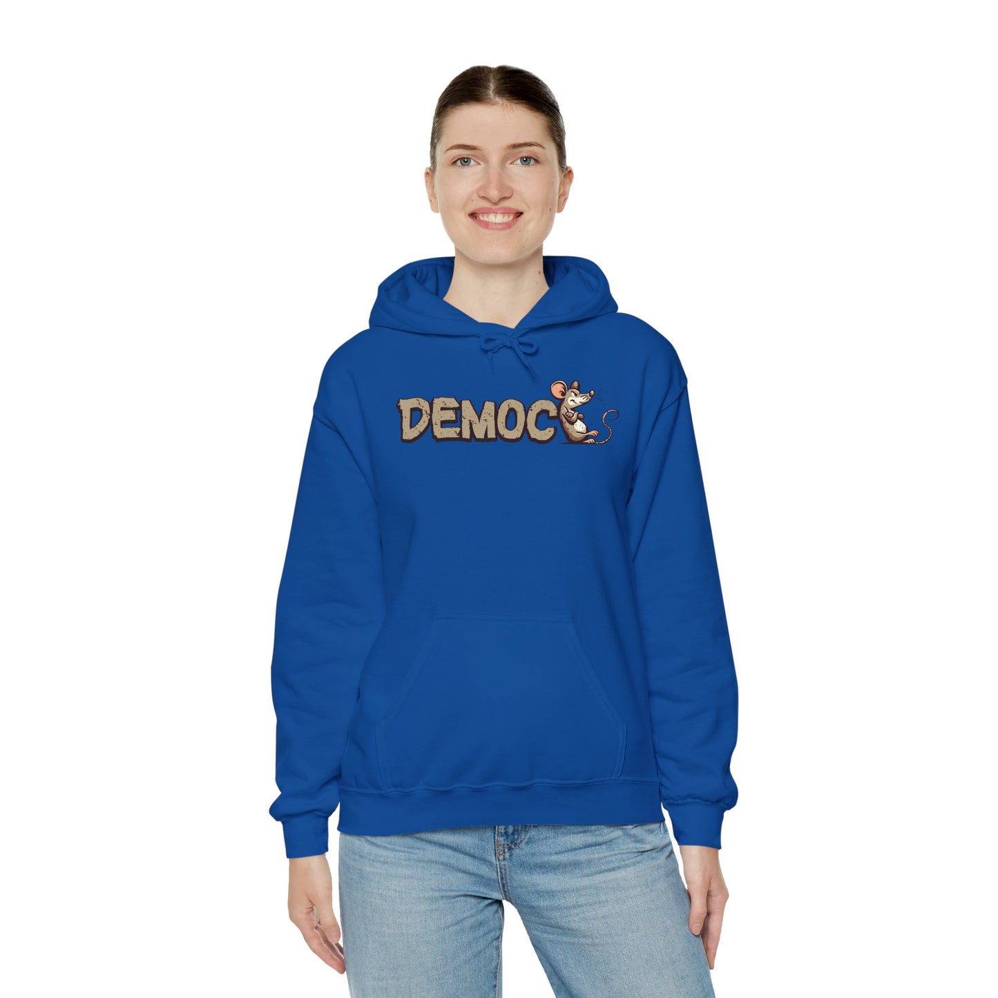 Democ-Rat Funny Political Hoodie