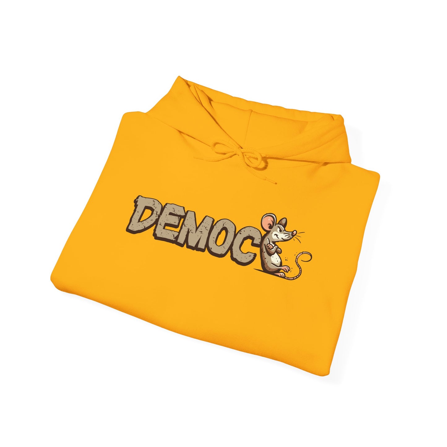 Democ-Rat Funny Political Hoodie