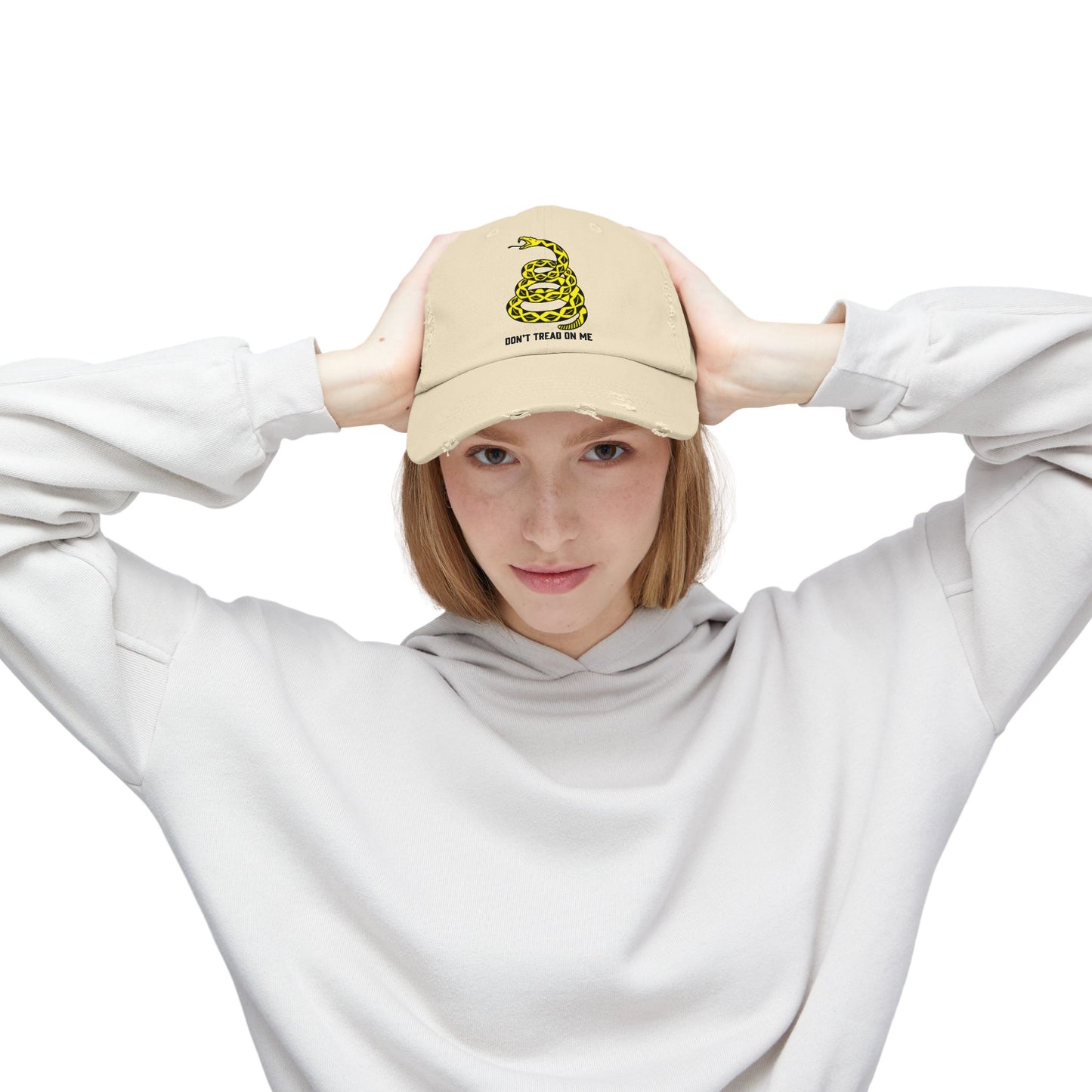 Don't Tread on Me Patriotic Printed Hat