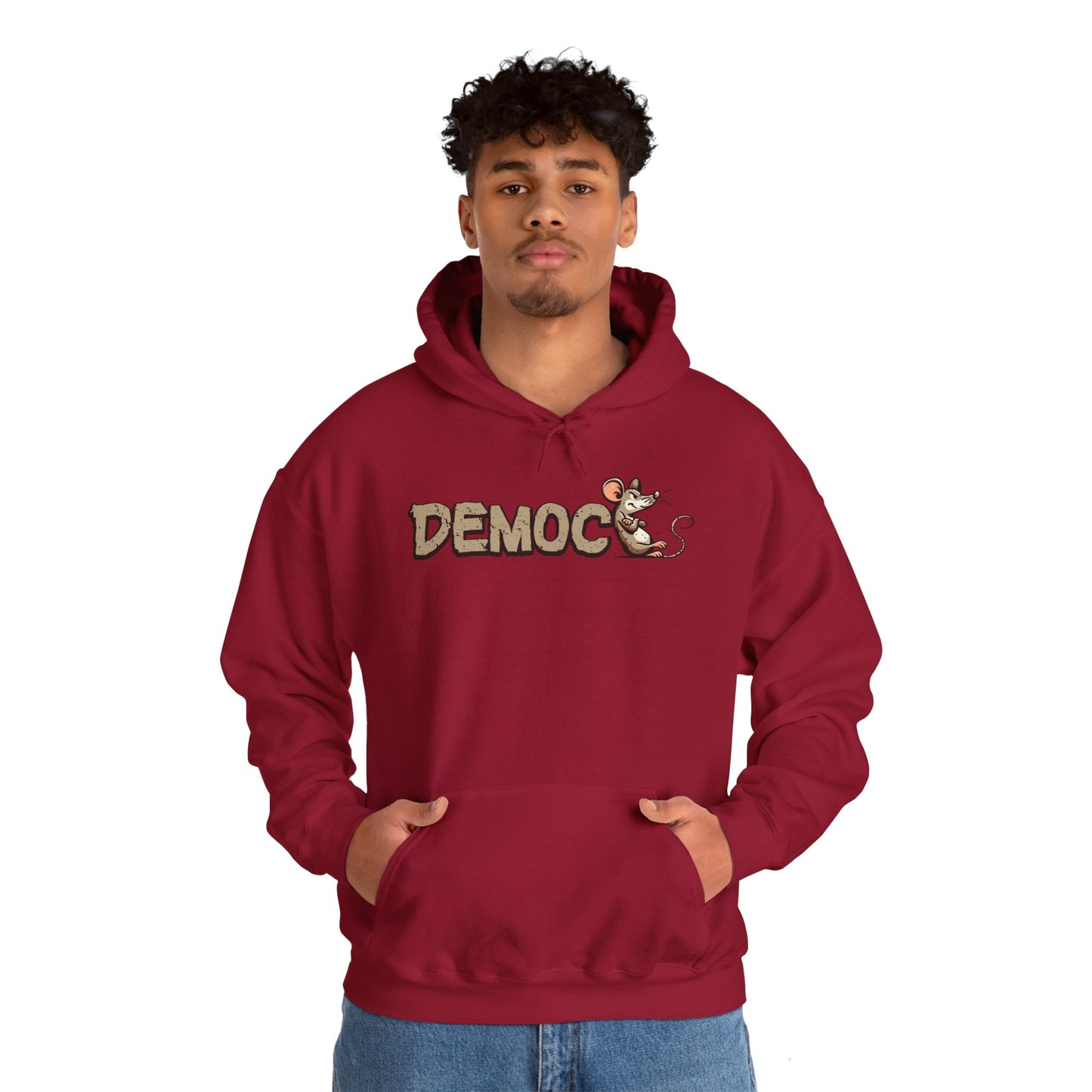 Democ-Rat Funny Political Hoodie