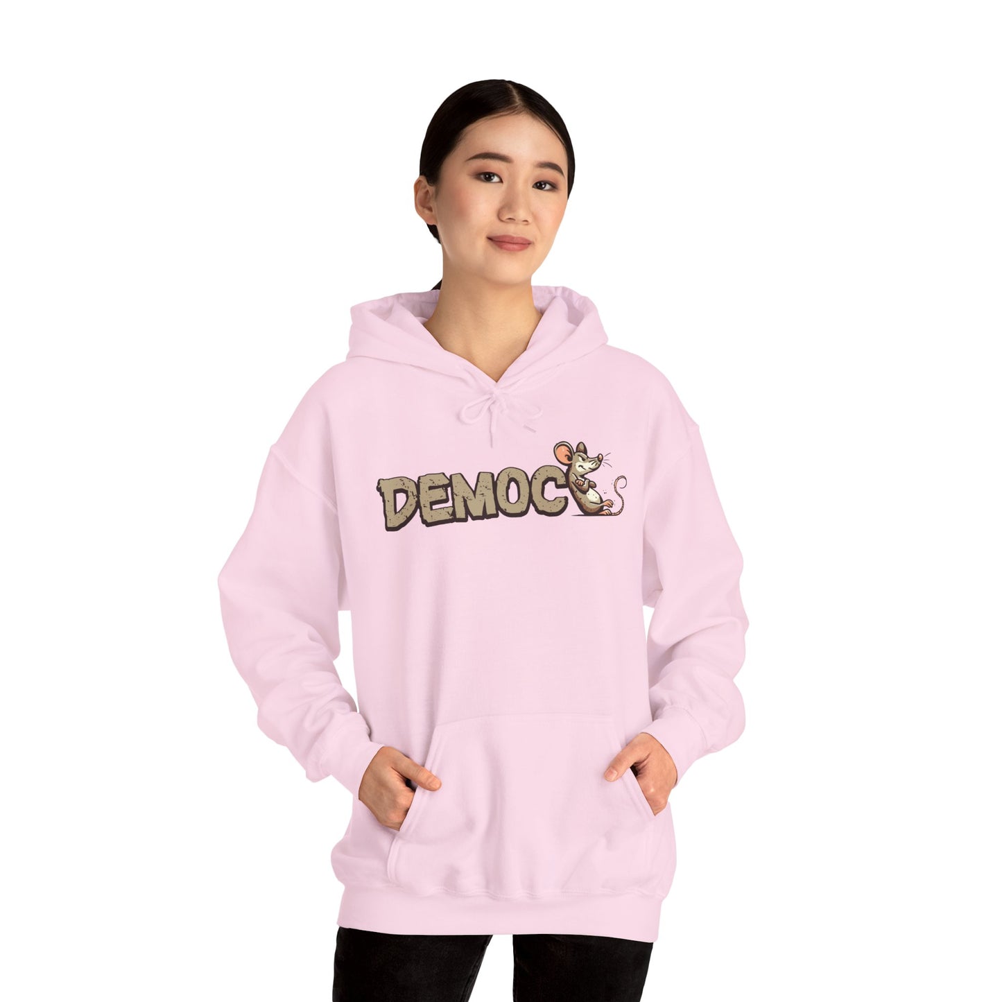 Democ-Rat Funny Political Hoodie