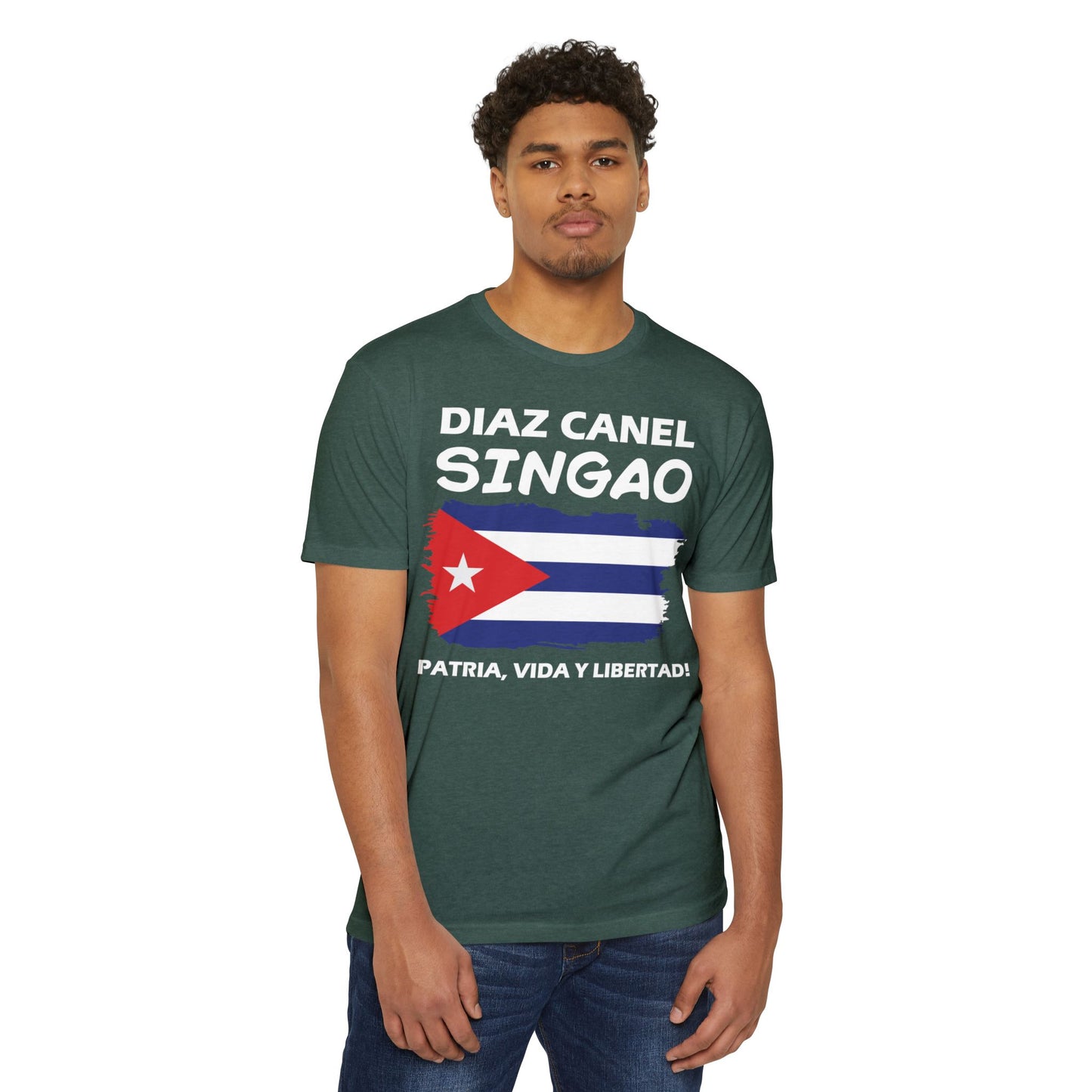 Díaz-Canel Singao Patriótica Camiseta