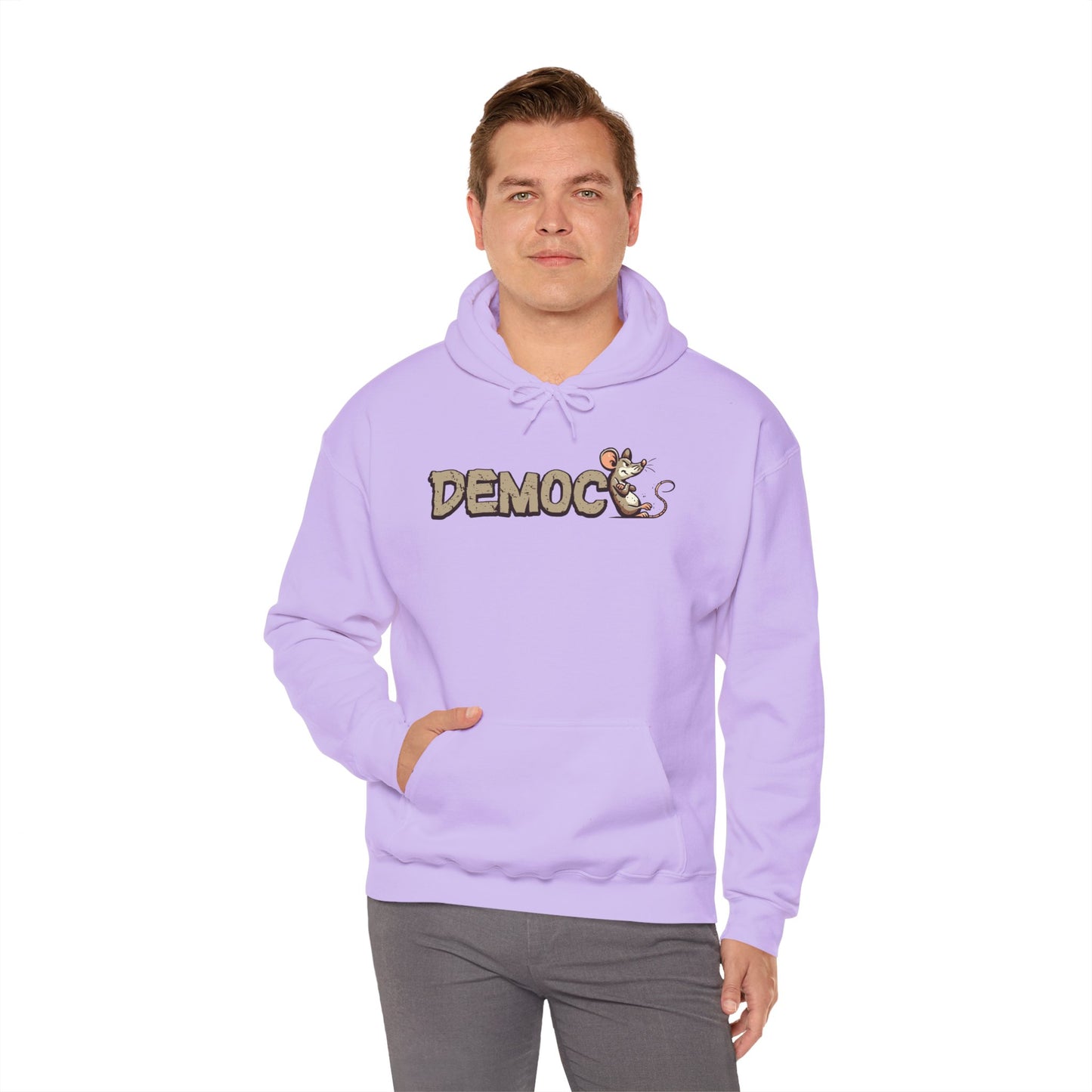 Democ-Rat Funny Political Hoodie