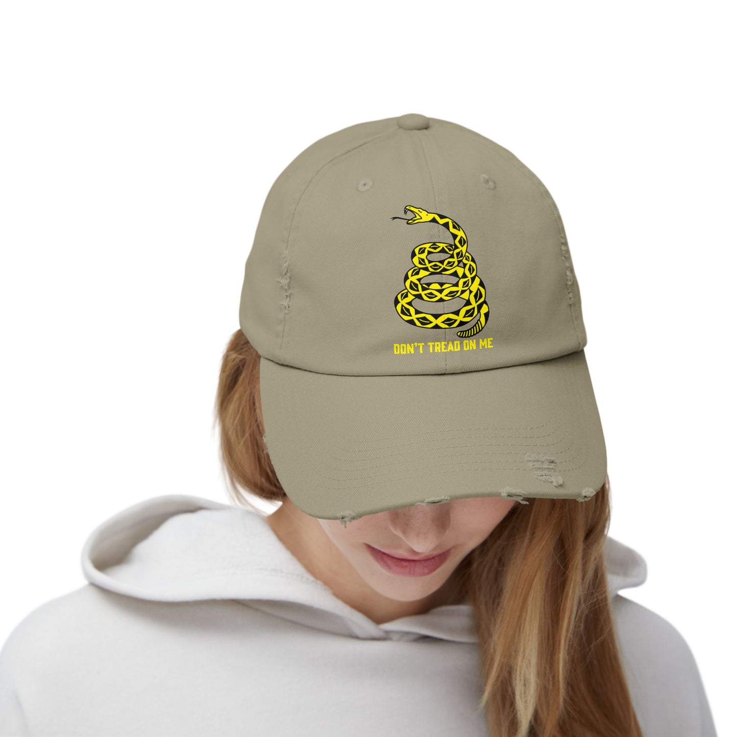 Don't Tread on Me Patriotic Printed Hat
